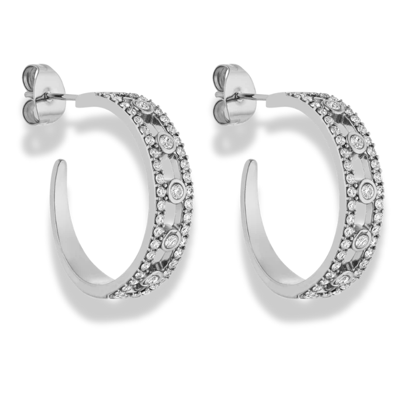 Pave Soul Ohrstecker 14K Vergoldet