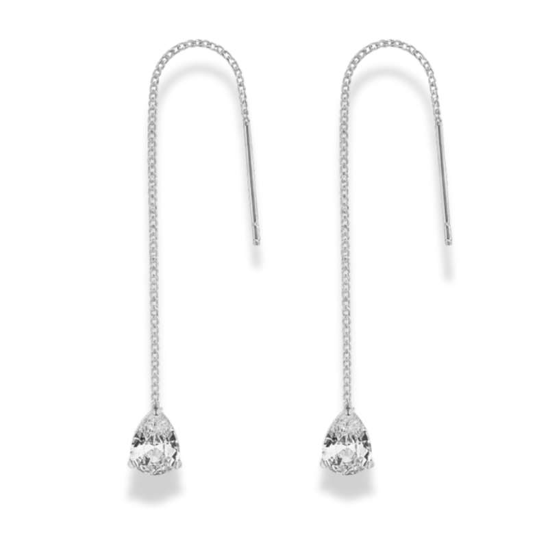 Teardrop Dangle Ohrstecker 14K Vergoldet