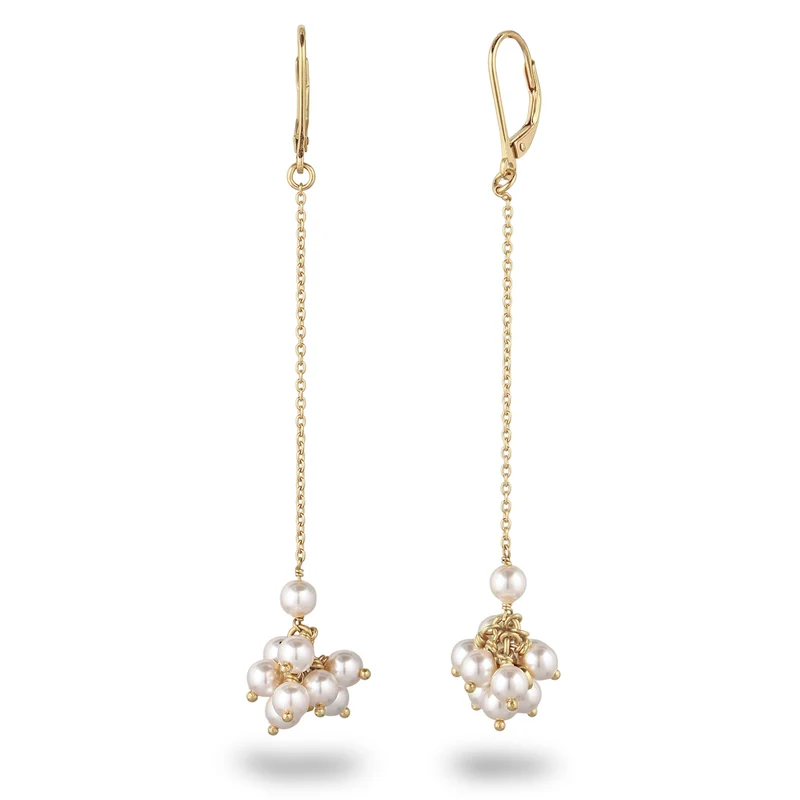Ohrhänger | Mit Perlen von Swarovski® (Weiß)