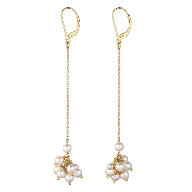 Ohrhänger | Mit Perlen von Swarovski® (Weiß)
