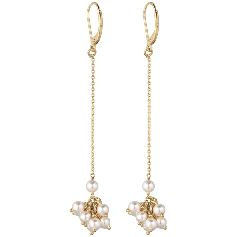 Ohrhänger | Mit Perlen von Swarovski® (Weiß)