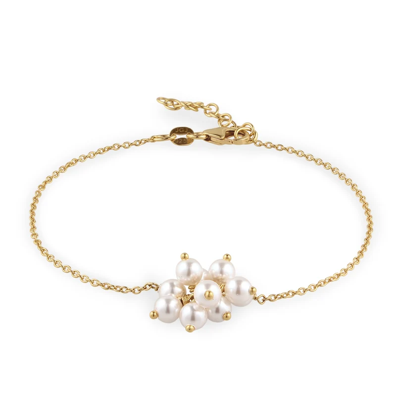 Armband | Mit Perlen von Swarovski® (Weiß)