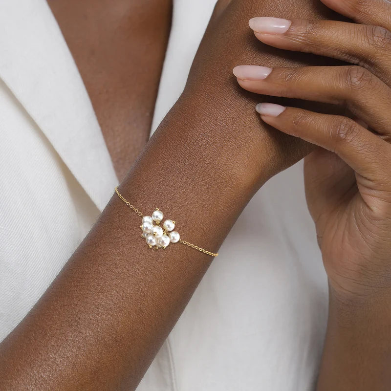 Armband | Mit Perlen von Swarovski® (Weiß)