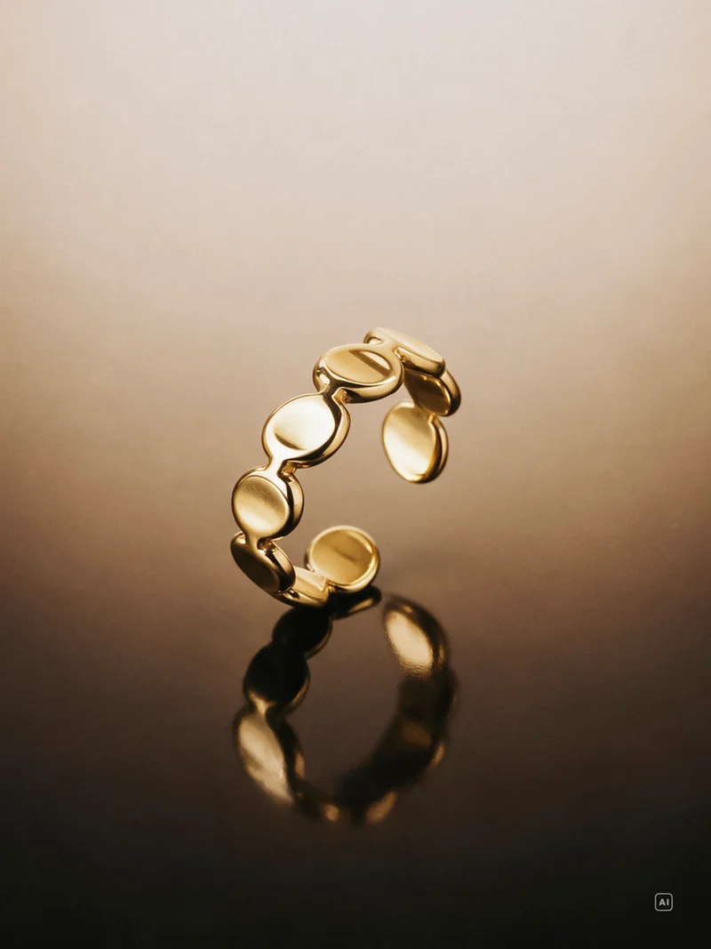 Fluid Pebble Ring