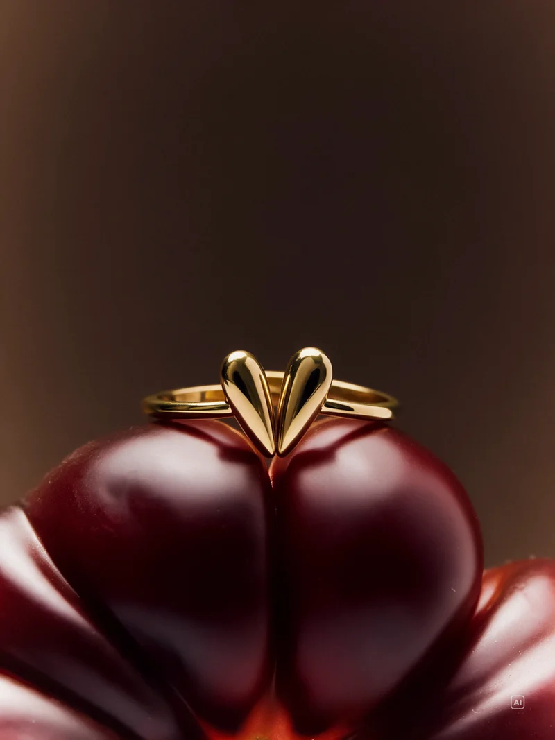 Pure Teardrop Ring