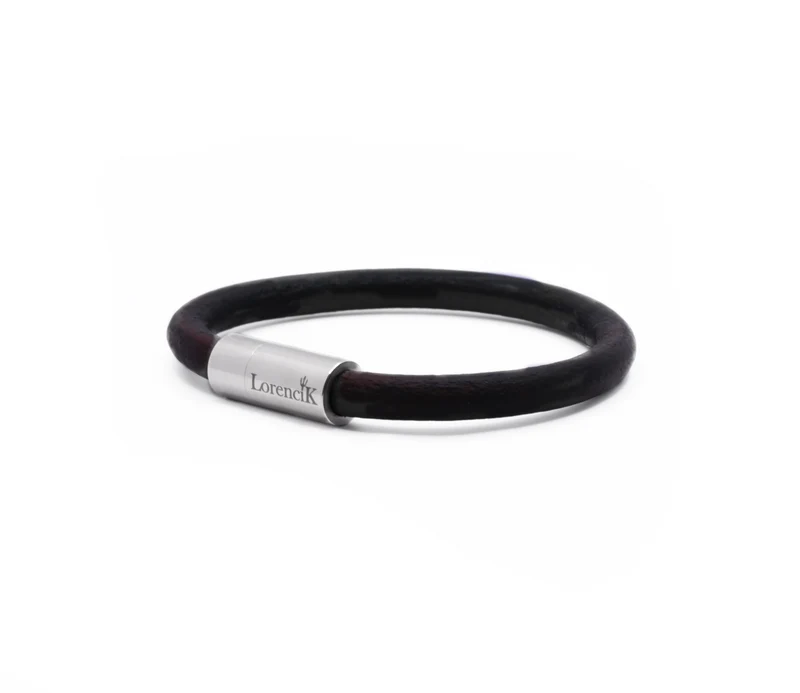 Tridente Classico Marrone – Lederarmband Herren Braun 6mm | Geflochten Handgefertigt