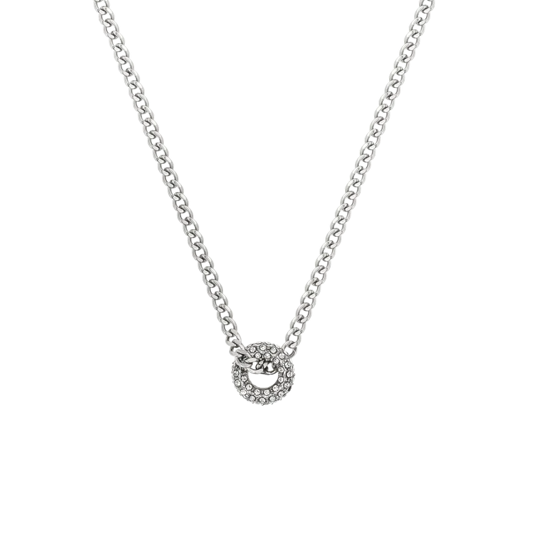 Sparkling Donut Necklace