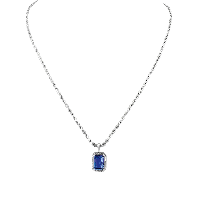 Pavé Emerald Necklace