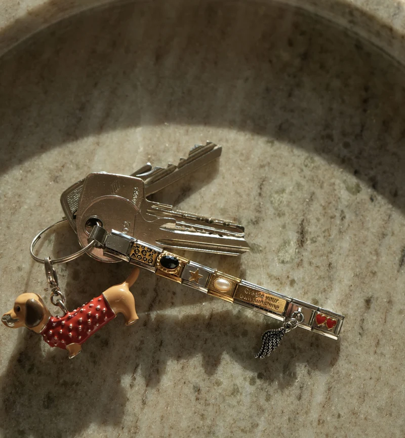 Bag & Key Charm