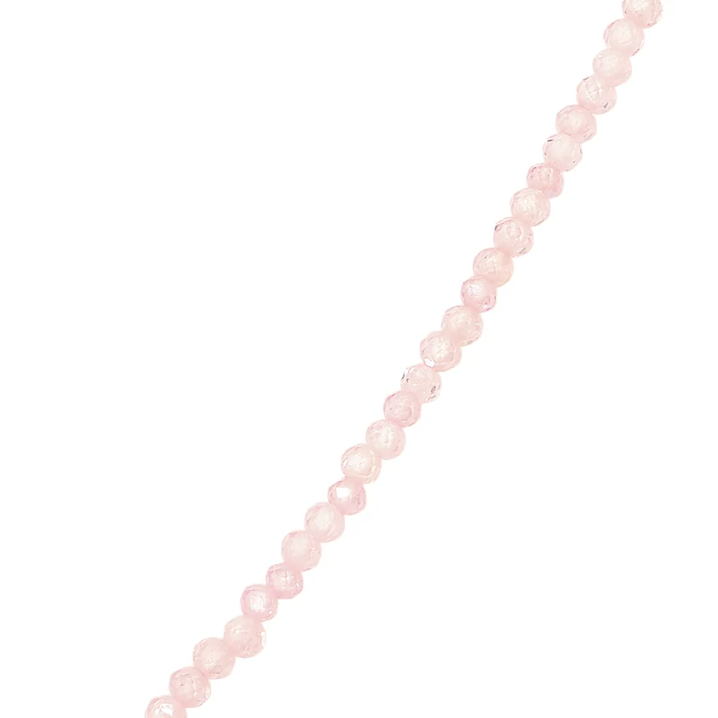 Halskette Perlen | Quarz (Rosa)