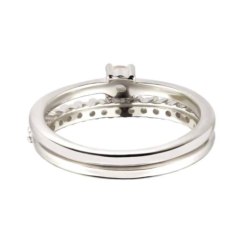 Ringset | Mondstein (Regenbogen)