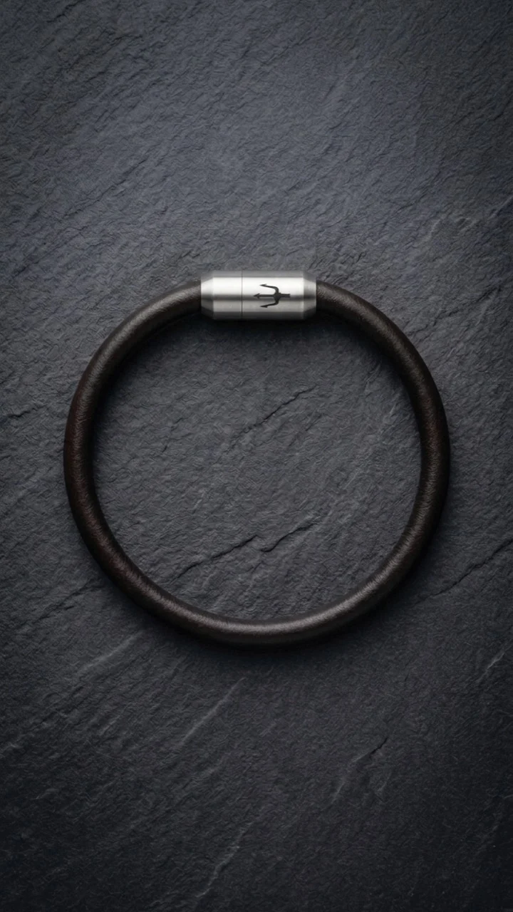 Puro Castagna – Lederarmband Herren Braun 6mm | Handgefertigt