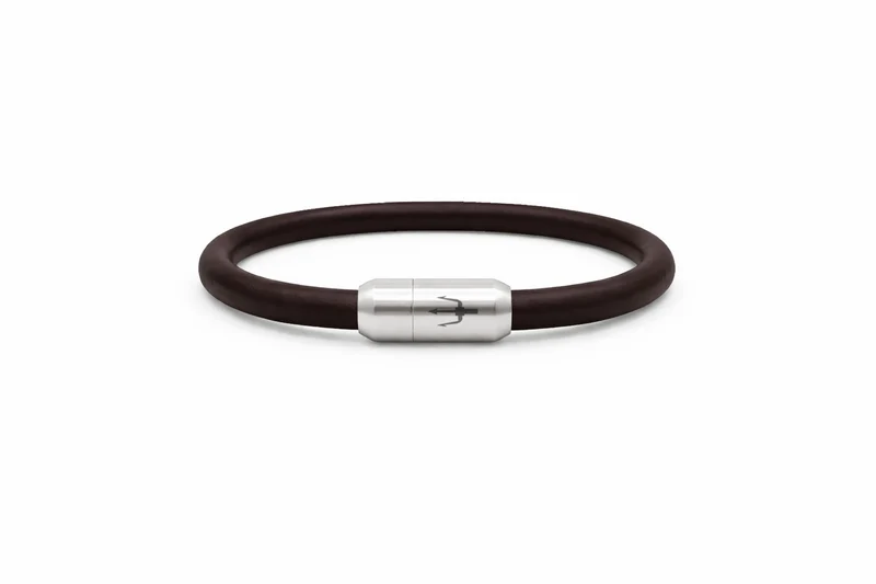 Puro Castagna – Lederarmband Herren Braun 6mm | Handgefertigt