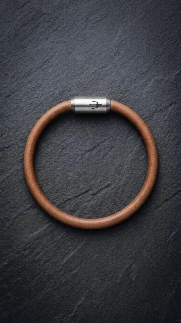 Puro Caramello – Lederarmband Herren Hellbraun 6mm | Handgefertigt