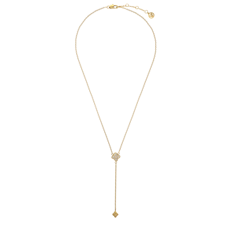 Sparkling Blossom Y-Necklace