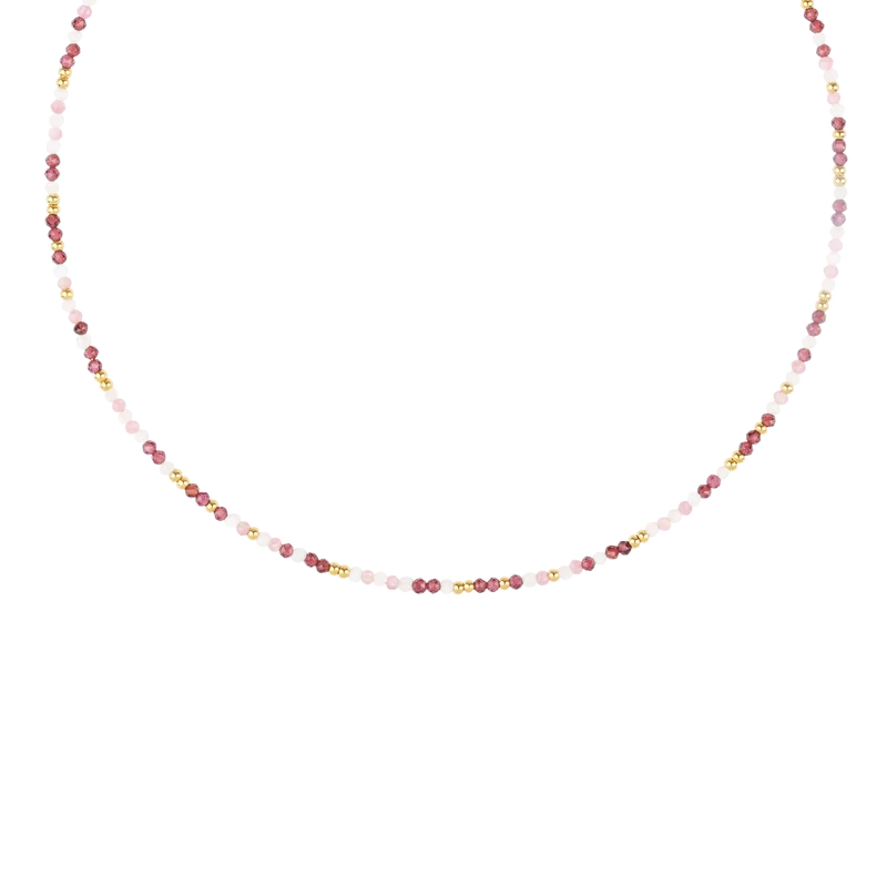 Lola Gemstone Beaded Necklace