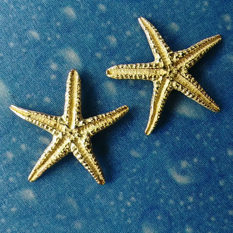 Seestern Ohrstecker Gold Schmuck