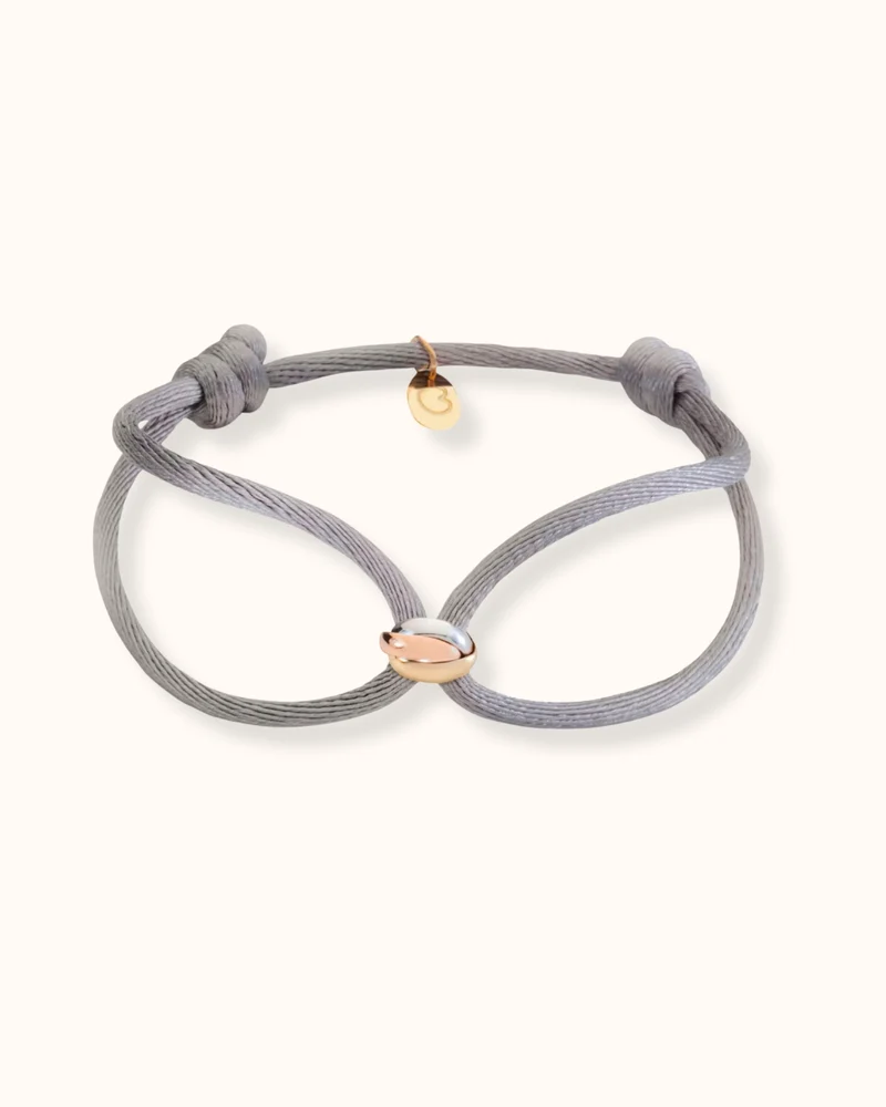 14k Gepersonaliseerde Mini Tricolor Armband - Gepersonaliseerde Armband