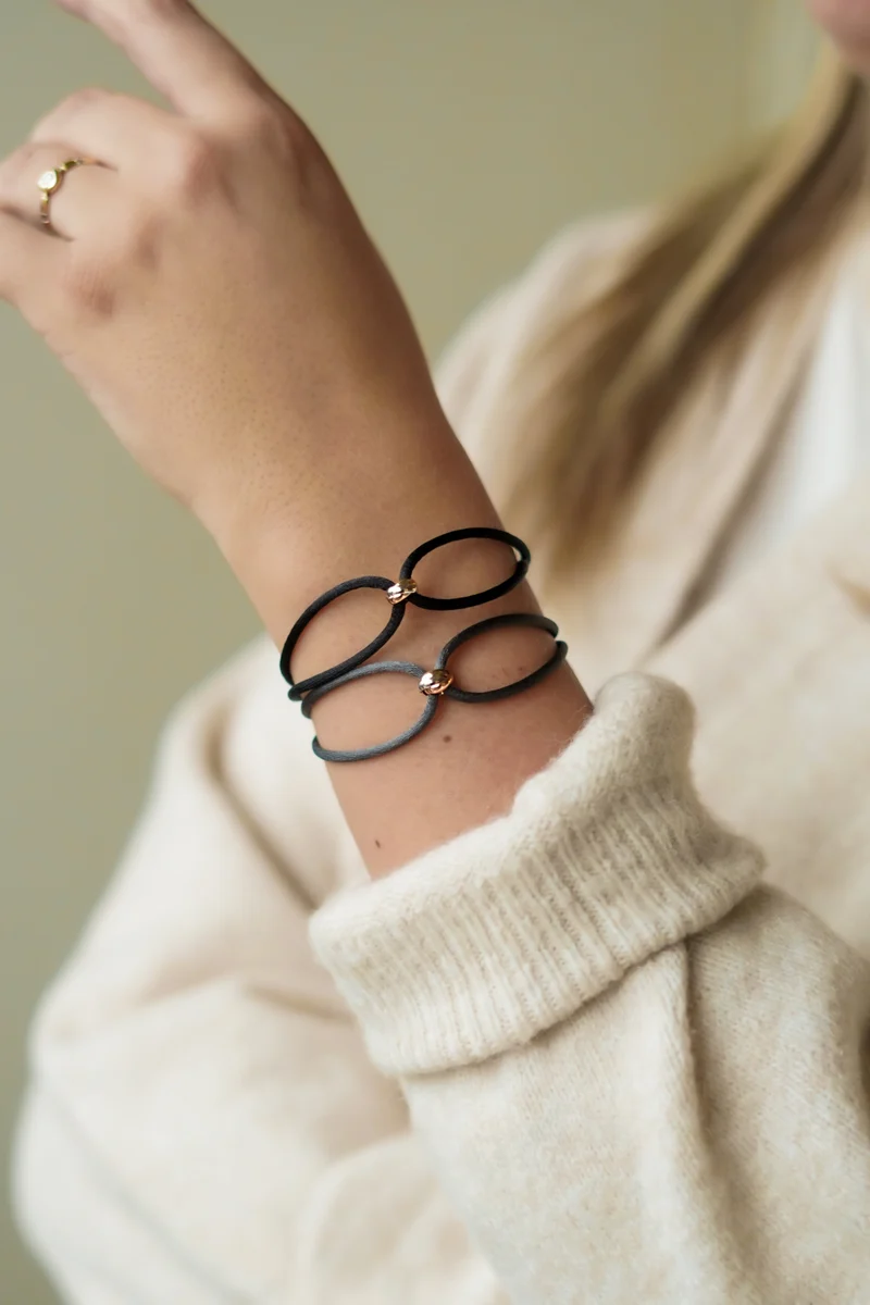 14k Gepersonaliseerde Mini Tricolor Armband - Gepersonaliseerde Armband