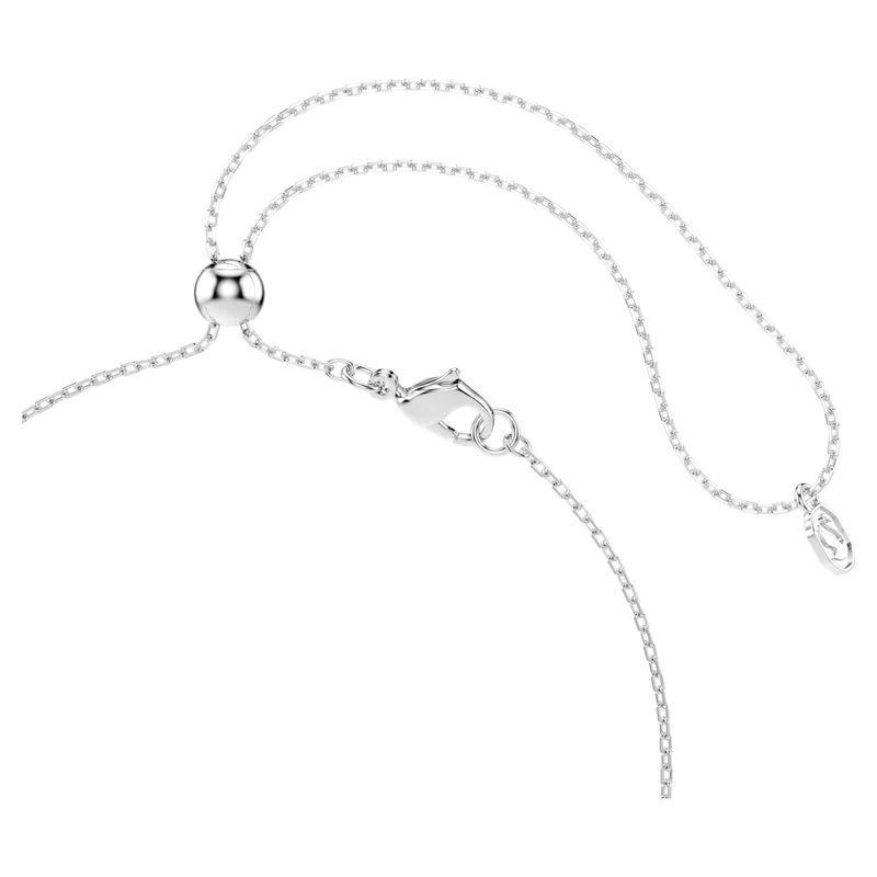 Ariana Grande x Swarovski Dragonfly Y Necklace with Multicoloured Mixed-Cuts in Rhodium Silver