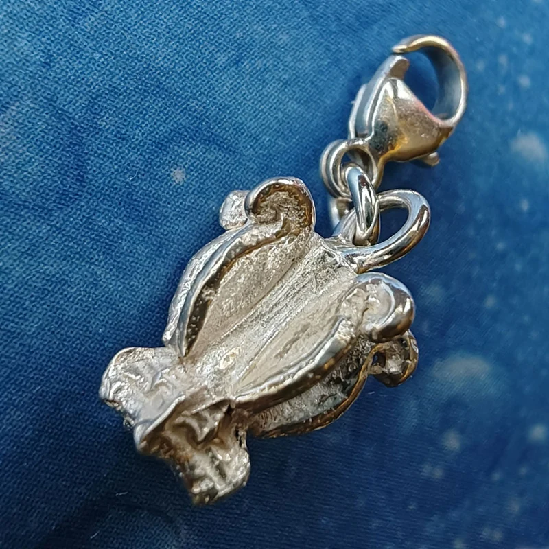 Silber Blütenstempel floraler Schmuck xs