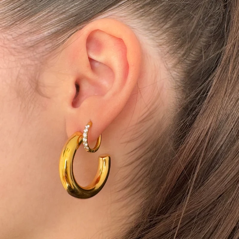 Sara Ohrringe | 18K vergoldet
