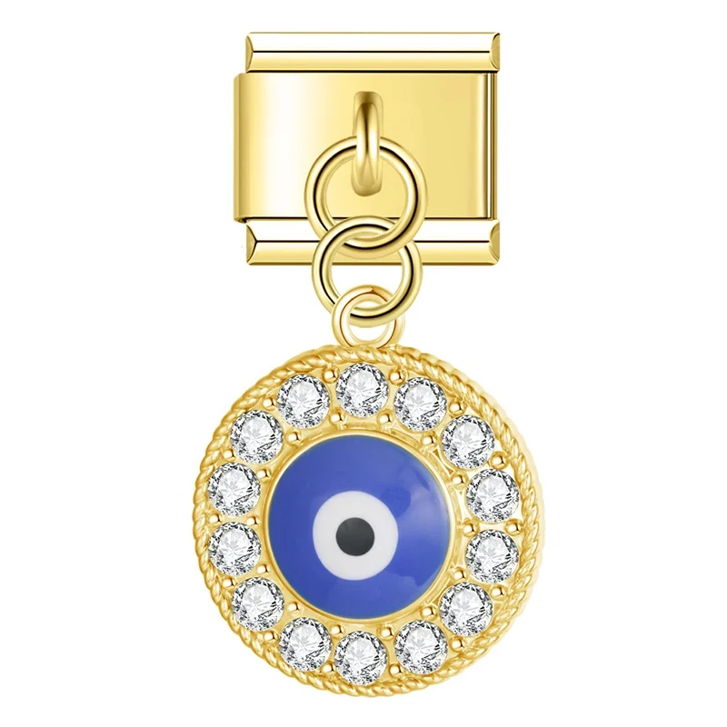 Auge mit glitzer hängend