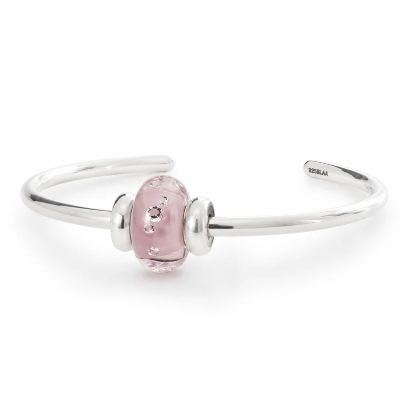 Schimmernde Rose Power Armspange