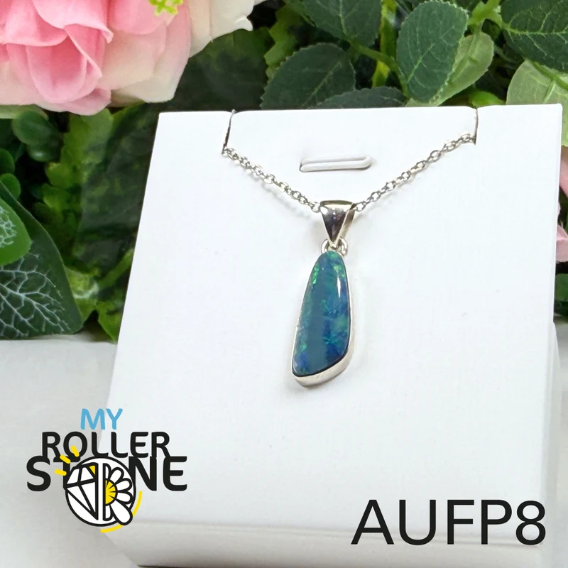 Australischer Opal-Silberanhänger #UFP8