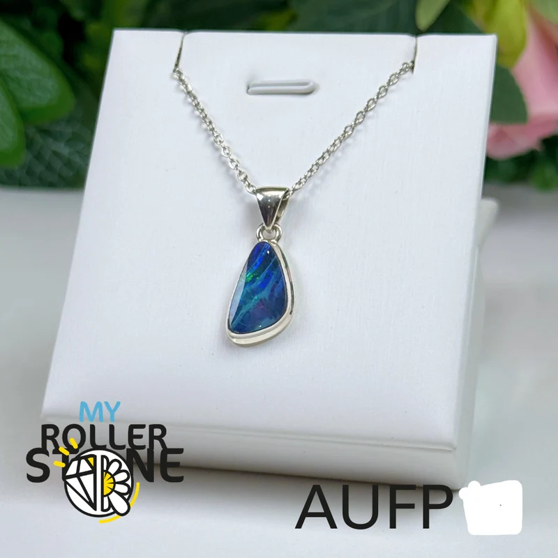 Australischer Opal-Silberanhänger #FP42