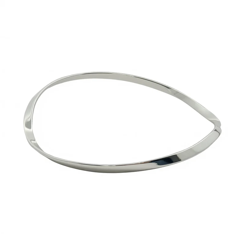 Solid Twisted Slip-On Bangle