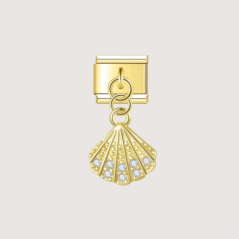 Charm Coquillage Or