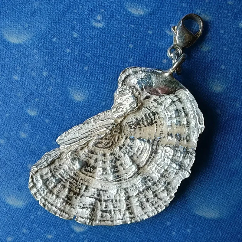 Silber Schmuck florales Motiv Baumpilz