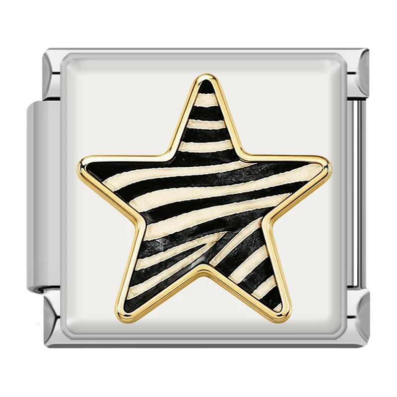 Zebra Stern Silber