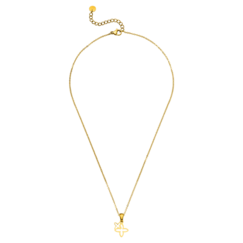 2 Flowers Kette | 18K vergoldet