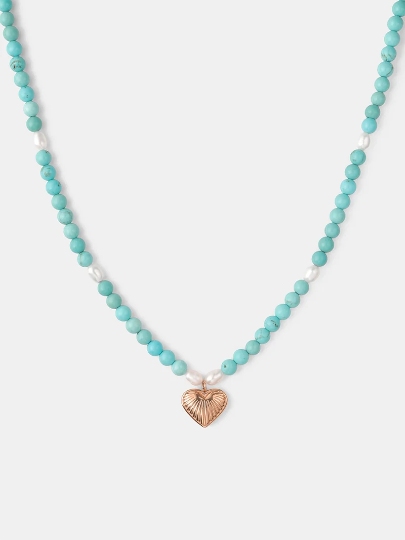 Bead Heart Kette