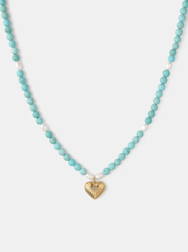 Bead Heart Kette