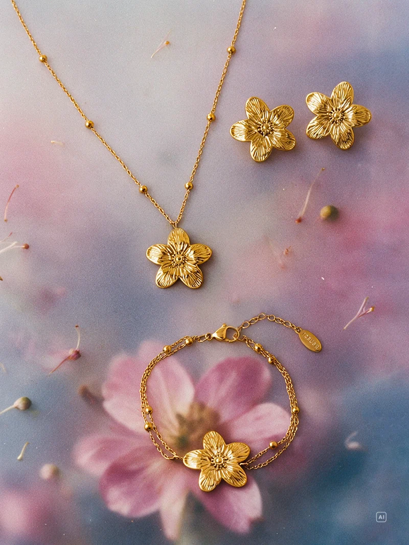 Floral Spark Stamen Ohrringe