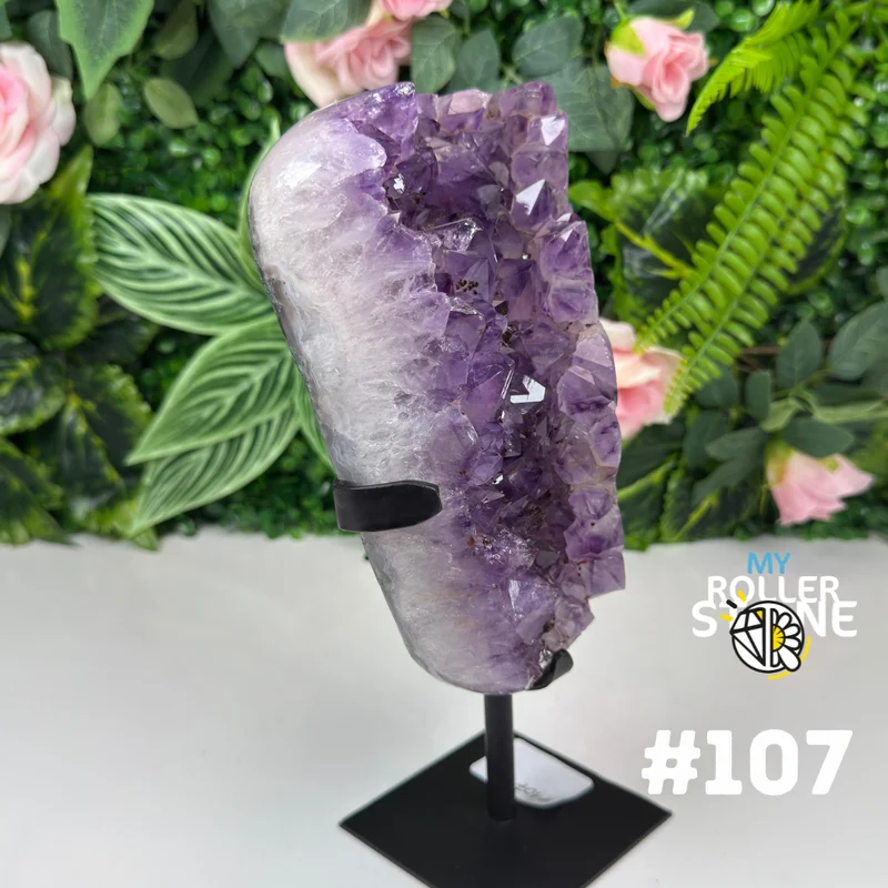 Amethyst-Geode auf Stand Nr. 107