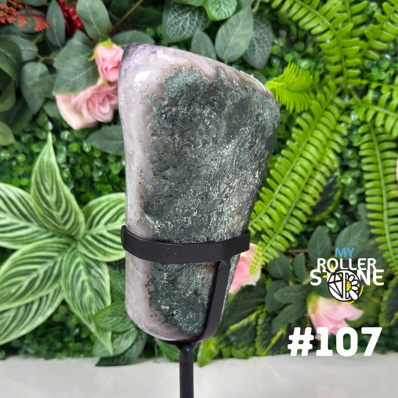 Amethyst-Geode auf Stand Nr. 107