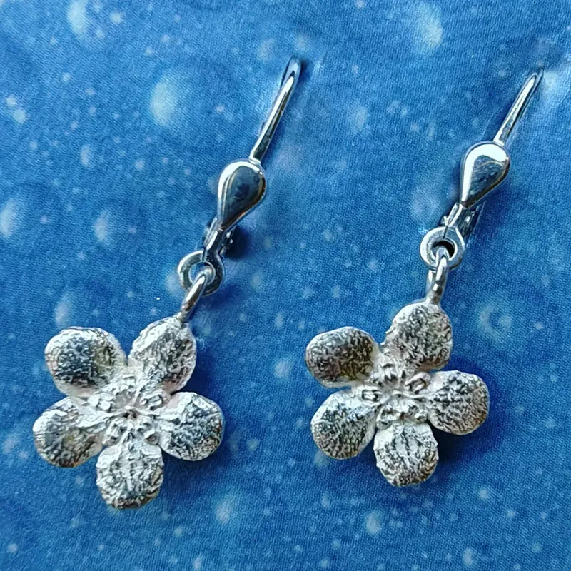Blumen Schmuck Ohrring