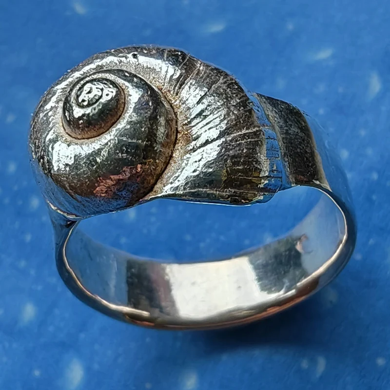 Schnecken Ring Silber