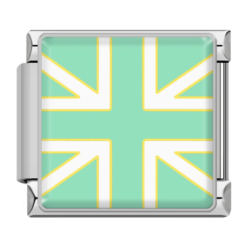 Englandflagge Silber