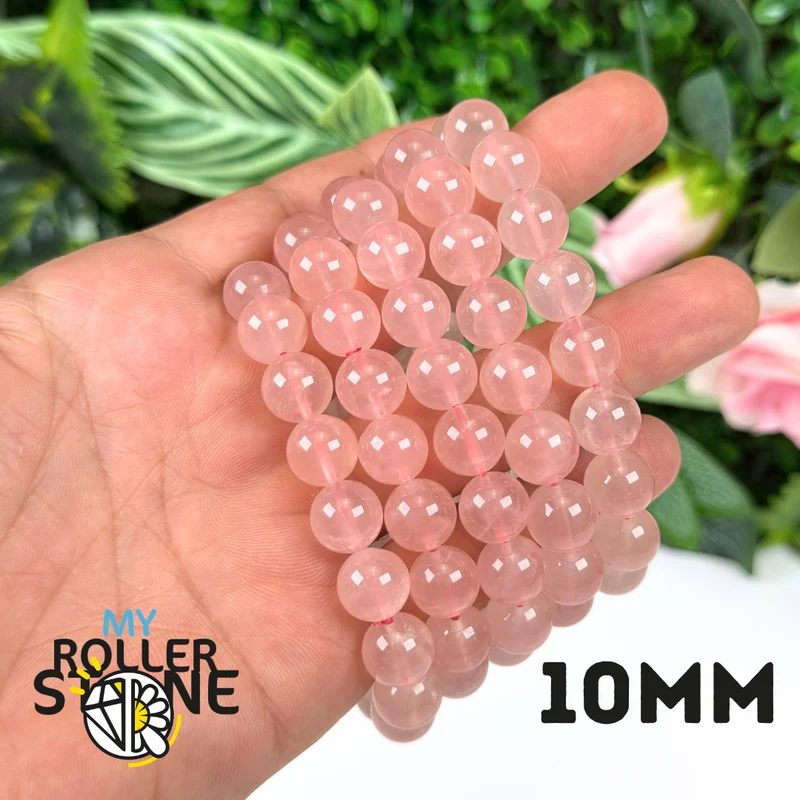 Rosenquarz-Armband „Grapefruit“
