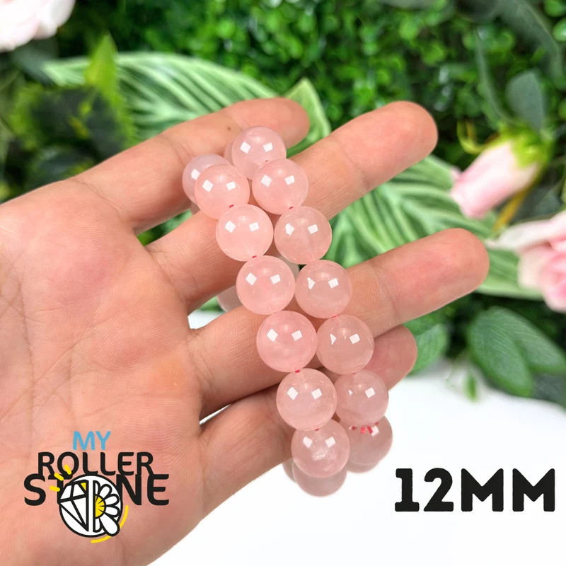Rosenquarz-Armband „Grapefruit“