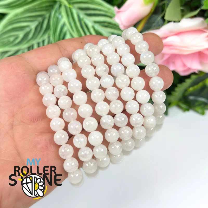 Mehrfarbiges Mondsteinarmband Indien