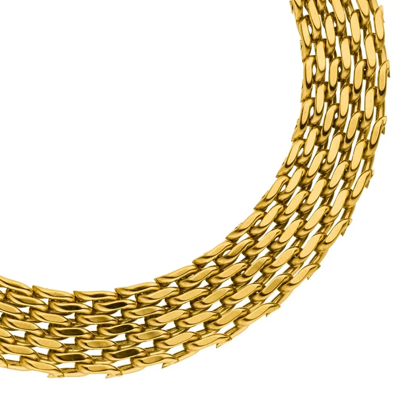 Mesh Armband | 18K vergoldet