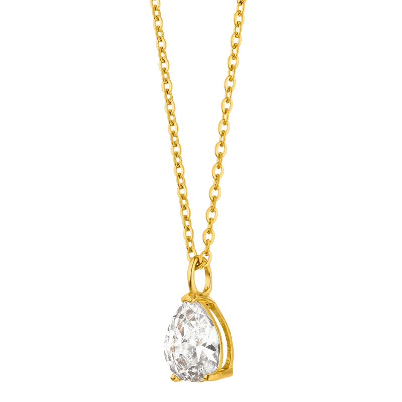 Teardrop Halskette | 18K vergoldet