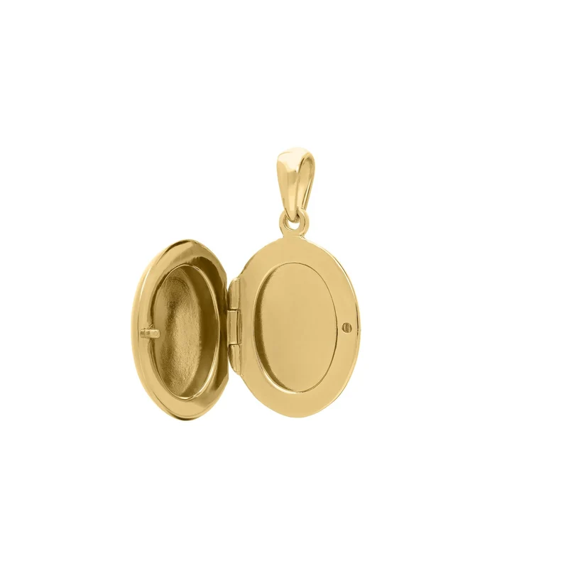 Vintage Plain Medaillon Anhänger