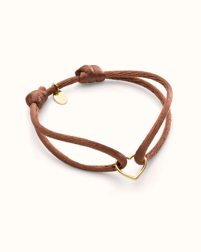 14k Open Heart Armband - Gepersonaliseerde Armband